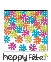 Confettis en forme de fleurs Hippie colorées, image 3