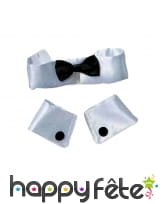 Col et manchettes de smoking