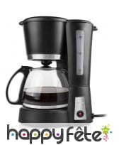 Cafetière électrique noire de 0,6 L