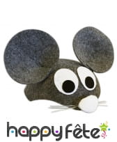 Coiffe en souris grise