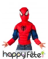 Cagoule et T-shirt Spiderman pour enfant