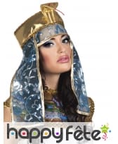 Coiffe égyptienne tête de serpent