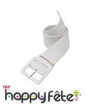Ceinture en vinyle blanc, image 2