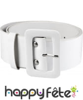 Ceinture en vinyle blanc, image 1