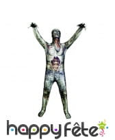 Costume enfant zombie seconde peau