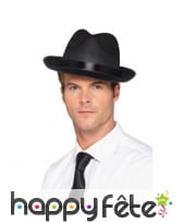 Chapeau fédora noir pour adulte