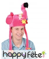 Chapeau Flamant rose rigolo
