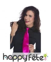 Cravate fluo satinée et réglable, image 2