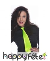 Cravate fluo satinée et réglable, image 3