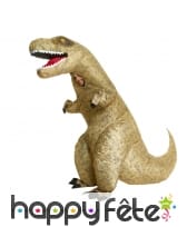 Combinaison gonflable de T-rex pour adulte