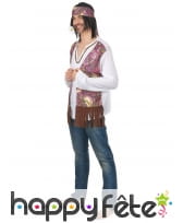 Costume gilet de hippie pour homme, image 1