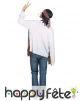 Costume gilet de hippie pour homme, image 2