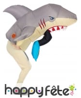 Costume gonflable mangé par un requin, adulte, image 1