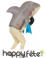 Costume gonflable mangé par un requin, adulte, image 2