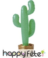 Cactus gonflable vert