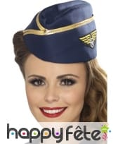 Châpeau hotesse air bleu