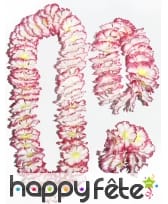 Collier hawaien avec couronne et bracelet, image 2