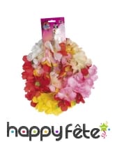 Collier hawaïen avec fleurs multicolores, image 1