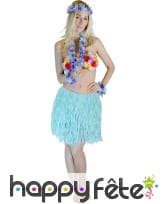 Collier hawaïen avec jupe couronne et bracelets, image 1