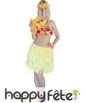 Collier hawaïen avec jupe couronne et bracelets, image 2