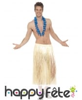 Collier Hawaien bleu néon, image 1