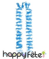 Collier Hawaïen de couleur bleu