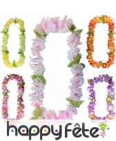 Collier hawaïen de fleurs