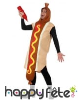 Costume hot dog pour adulte