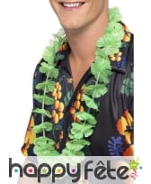 Collier hawaïen fluo