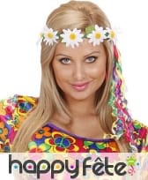 Couronne hippie fleurie, image 1