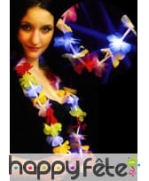 Collier hawaïen lumineux