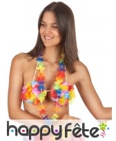 Collier Hawaïen multicolore en plastique, image 2