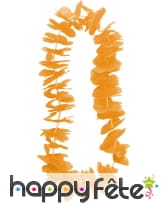 Collier hawaïen orange