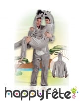 Combinaison hippopotame peluche, image 1