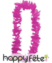 Collier hawaïen rose