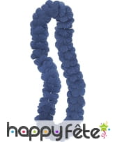 Collier Hawaïen rouge ou bleu uni, image 4