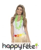 Collier Hawaïen vert néon, image 2