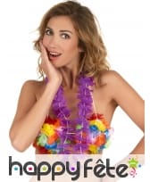 Collier Hawaïen violet, image 1