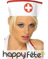 Coiffe infirmière blanche, image 1