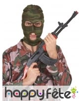 Cagoule imprimé camouflage vert, image 1