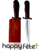 Coutelas indien et fourreau, image 1