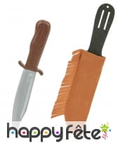 Coutelas indien et fourreau, image 2