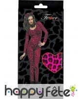 Combinaison imprimé léopard rose, image 2