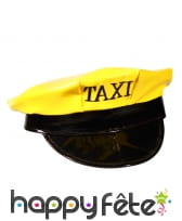 Casquette jaune de taximan