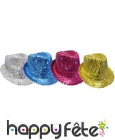 Chapeau Justin lumineux à paillettes, image 1