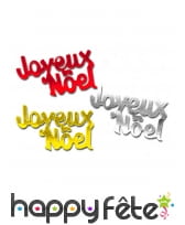 Confettis Joyeux Noël de 2,5cm, image 2