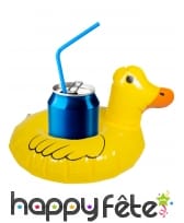 Canard jaune porte boissons
