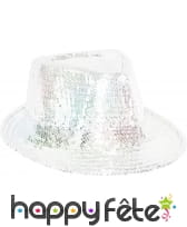 Chapeau Justin pailletté nacre
