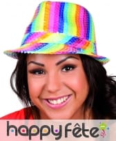 Chapeau Justin rainbow