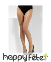 Collants kaki à très large maille, image 1